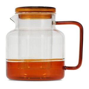 Borostyán színű üveg teáskanna 950 ml Liv – ONA kép
