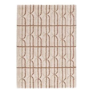 Krémszínű-világosbarna szőnyeg 80x150 cm Ember – Universal kép
