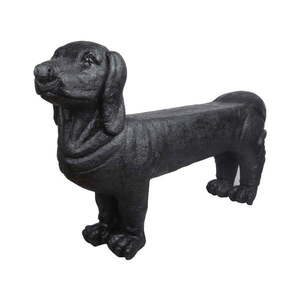 Fekete kerti pad Dachshund – Esschert Design kép