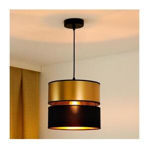 Brilagi - Csillár zsinóron ROYAL 1xE27/15W/230V átm. 25 cm fekete/arany 8590828608073 kép