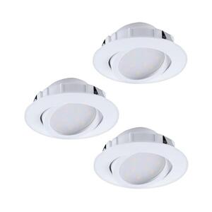 Eglo 95857- 3 darabos szett fényerőszabályozható beépíthető mennyezeti LED lámpatest PINEDA LED/5, 5W/230V 95857 kép