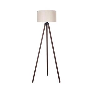 - Állólámpa 1xE27/60W/230V átm. 44 cm krémes/barna AS0464+DU82658 kép