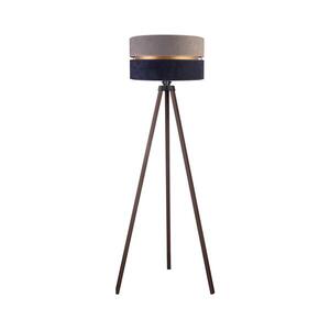 - Állólámpa DUO 1xE27/60W/230V átm. 44 cm szürke/kék/barna AS0464+DU82689 kép