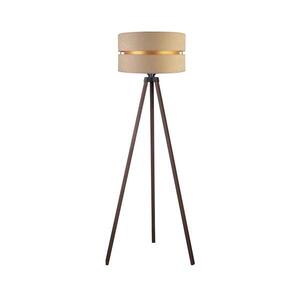 - Állólámpa DUO 1xE27/60W/230V átm. 44 cm bézs/barna AS0464+DU82672 kép