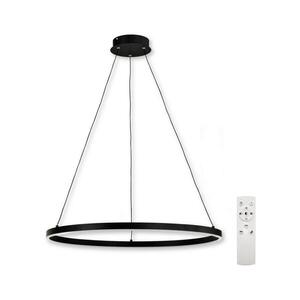 Top Light - LED Dimmelhető csillár zsinóron LED/30W/230V fekete + távirányítás Saturn 70CZ RC kép