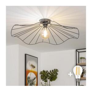 Brilagi - LED felületre szerelhető csillár CERIA WIRE 1xE27/40W/230V Ø80 cm fekete BG3988+EG300157 kép