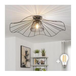 Brilagi - CERIA WIRE LED felületre szerelhető csillár 1xE27/40W/230V Ø 80 cm fekete BG3988+EG300157+EG300162 kép