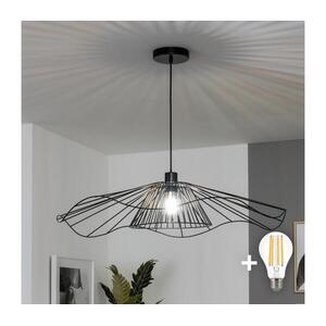 Brilagi - CERIA WIRE kábeles LED csillár 1xE27/40W/230V, átmérő 80 cm, fekete BG3987+EG300157+EG300163 kép