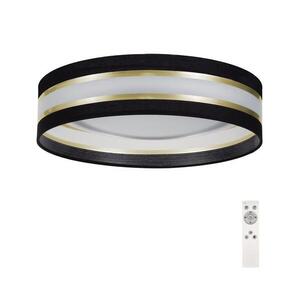 LED Dimmelhető mennyezeti lámpa SMART CORAL GOLD LED/24W/230V fekete/arany + távirányító BG-178 kép