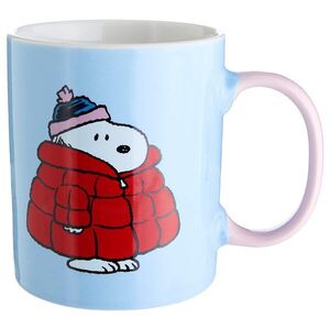 PEANUTS bögre 380 ml , Snoopy kabátban kép