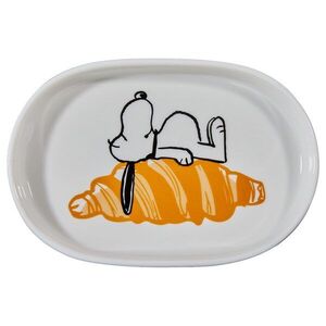 PEANUTS ovális tálka , Snoopy croissant kép