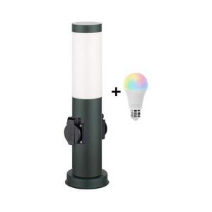Brilagi - LED RGBW Ven lámpa, 2 foglalattal, 1xE27/9W/230V, 40 cm, IP44, antracit színű BG3942+AI0819 kép