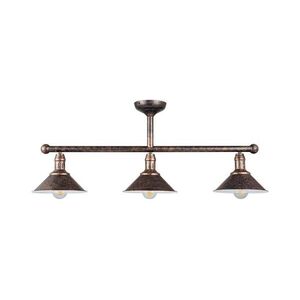 Brilagi - Rúdra szerelt csillár FORGE 3xE27/60W/230V patinás/rézszínű BRSA6870-3C kép