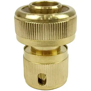 Gyorscsatlakozó - stop szeleppel, sárgaréz 3/4˝ AM5820C kép