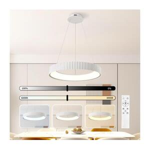 Brilagi - Fényerőszabályozható LED csillár FALCON MODERN LED/54W/230V Ø 60 cm fehér + távirányító BRI969 kép