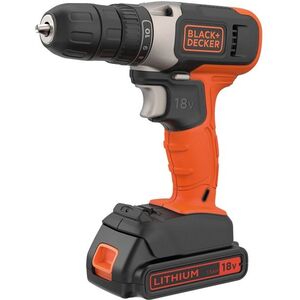 BLACK + DECKER 18V AKU fúrócsavarozó BCD001C1-QW (1x1, 5 Ah) kép