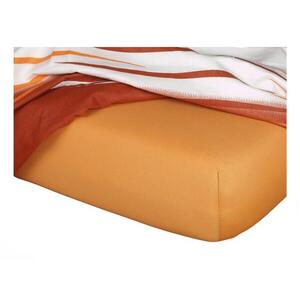 Dadka Jersey prostěradlo karamel 60 × 120 × 10 cm kép