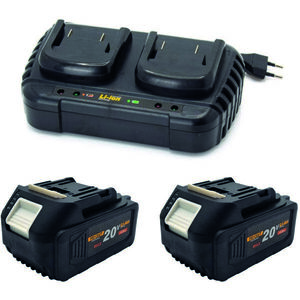PROCRAFT 2× 20 V 4 Ah akkumulátor készlet 20/4 duál töltővel 20/2 kép