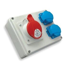 SEZ-CZ Mini Praktik, IP 54, 2×230 V, 1×1643, konnektoros kapcsolótábla kép