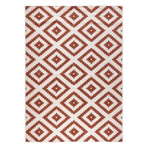 Malta barna-krémszínű kültéri szőnyeg, 160 x 230 cm - NORTHRUGS kép