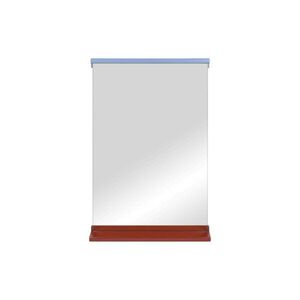 Fali tükör polccal tömörfa kerettel 50x75 cm Lun – noo.ma kép