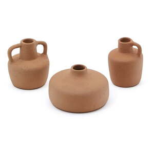 Narancssárga terrakotta váza készlet 3 db-os (magasság 6 cm) Sofra – Kave Home kép