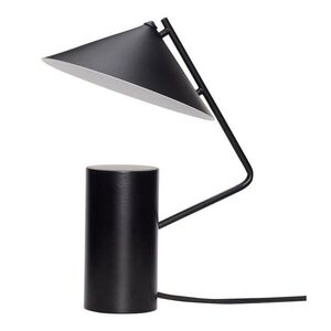 Fekete fém asztali lámpa (magasság 32 cm) Sen – Hübsch kép