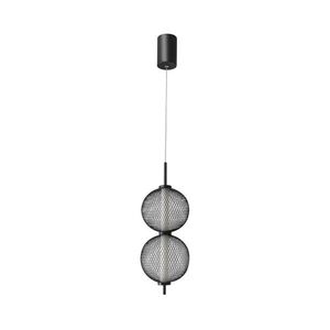 PUMA LED zsinóros függeszték LED/10W/230V, átm. 14 cm, fekete 32-35356 kép