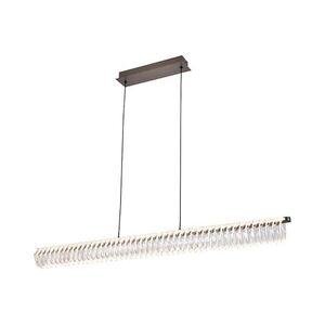 Viokef Lighting LED csillár kábelen ALBA LED/39W/230V szürke/átlátszó 4337100 kép