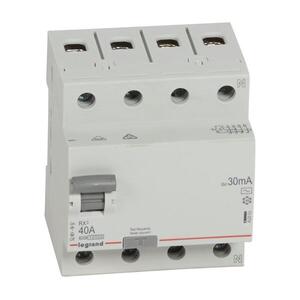Legrand - FI-relé 4-pólusú RX3 4P 40A 30MA AC 402063 kép