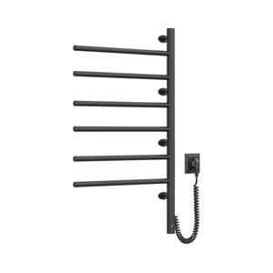 Navin Elektromos forgatható törölközőszárító termosztáttal ARABESQUE 105W 82x49 cm fekete 12-223033-4880 kép