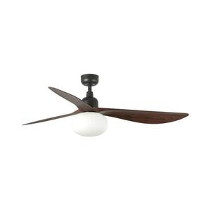 FARO Barcelona FARO 34362WT-11L - mennyezeti látor OUTWOOD L 1xE27/15W, barna/fekete, átm. 150 cm, WT, IP44 + távirányító 34362T+3L019 kép