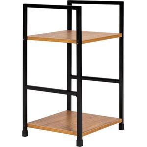 ModernHome CWJ302448 éjjeliszekrény fémkerettel, 2 polccal kép