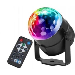 Verk 12268 LED diszkógömb távirányítóval kép