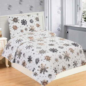 Egyszemélyes mikroplüss ágyneműhuzat 140x200 cm Nord Flake – My House kép