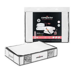 Vákuumos-megerősített textil ruhatároló doboz 65x50x15, 5 cm Life – Compactor kép