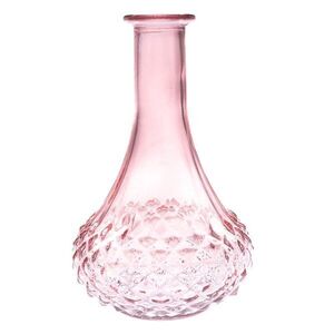 Rózsaszín üveg váza (magasság 21 cm) – Dakls kép