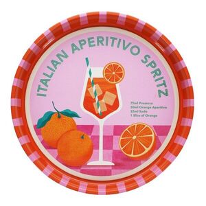 Fém tálca ø 33 cm Aperitivo Spritz – Rex London kép