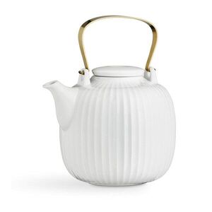 Hammershoi fehér porcelán teáskanna, 1, 2 l - Kähler Design kép