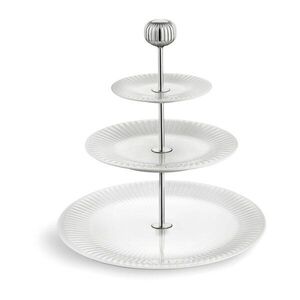 Hammershoi Etagere háromszintes fehér porcelán tálca, ⌀ 28 cm - Kähler Design kép