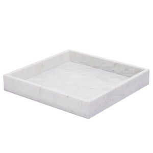 MARBLE márvány tálca, fehér 30 x 30cm kép
