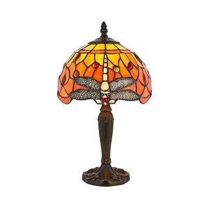 Endon 64091 - Tiffany DRAGONFLY asztali lámpa 1xE14/7W/230V, átmérő 20 cm 64091 kép