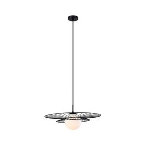 ITALUX MDM-4001/1 BK - Csillár zsinóron ALISON 1xE27/40W/230V MDM-4001/1 BK kép