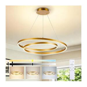 Brilagi-LED Fényerőszabályozható függeszték kábelen TWISTER LED/75W/230V 3000-6000K arany +Távirányító BRI1194 kép