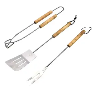 3 RÉSZES GRILLEZŐESZKÖZ-KÉSZLET KY4339AS kép