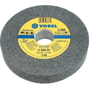 VOREL Asztali köszörű korong, 150×12, 7×16 mm, finom TO-08865 kép