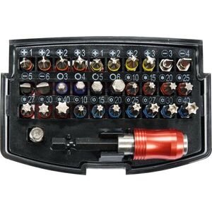 YATO bitkészlet + adapter, 1/4", 32 db kép