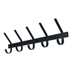 Fekete fém fali fogas 70 cm Dexter – Spinder Design kép