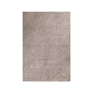 Világosbarna mosható kézi szövésű gyapjú szőnyeg 170x240 cm Golden Coffee – Lorena Canals kép