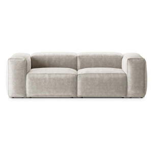 Bézs kordbársony kanapé 224 cm Bergamo – Cosmopolitan Design kép